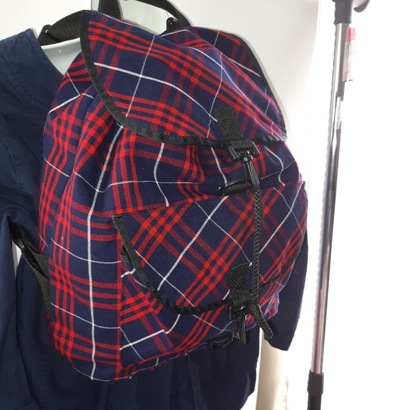 🔥SOLD🔥SCHOOLBELLES plaid backpack - Picture 3 of 8